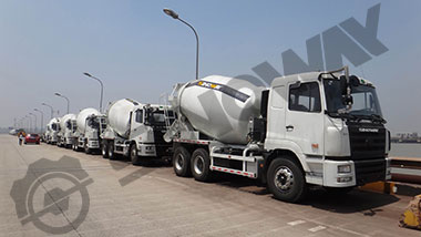 contrete truck mixer to Guinea